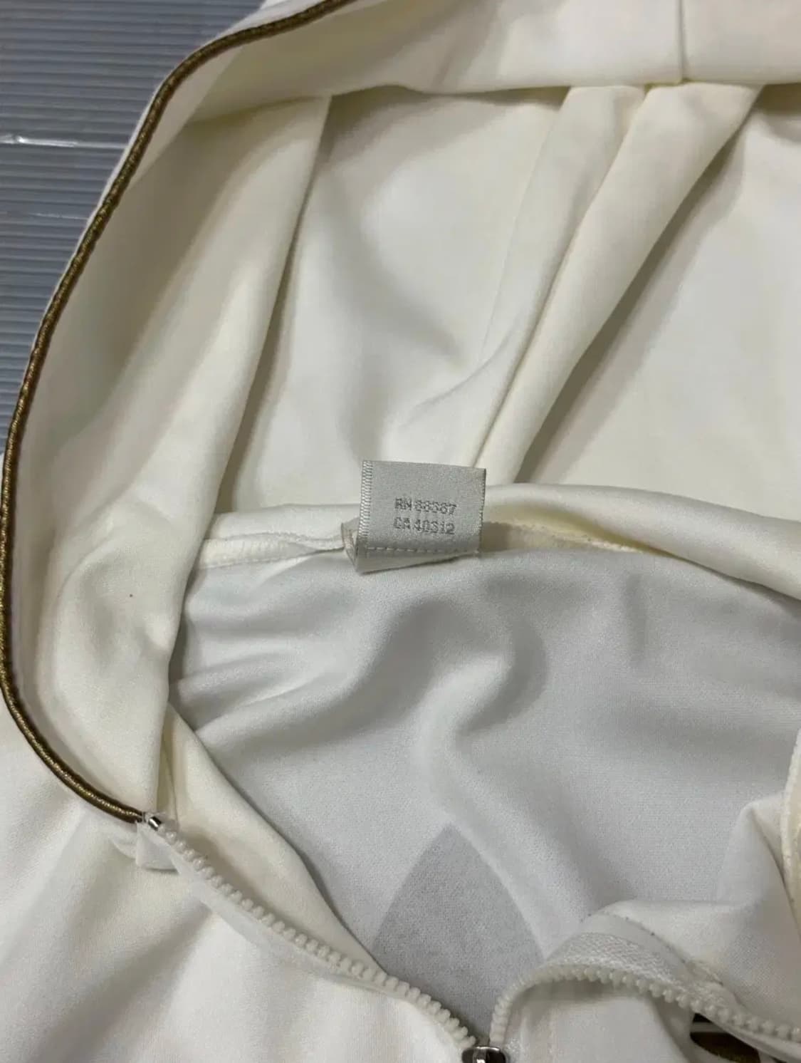 아디다스 후드 집업 져지 트랙탑 흰금 상품이미지4