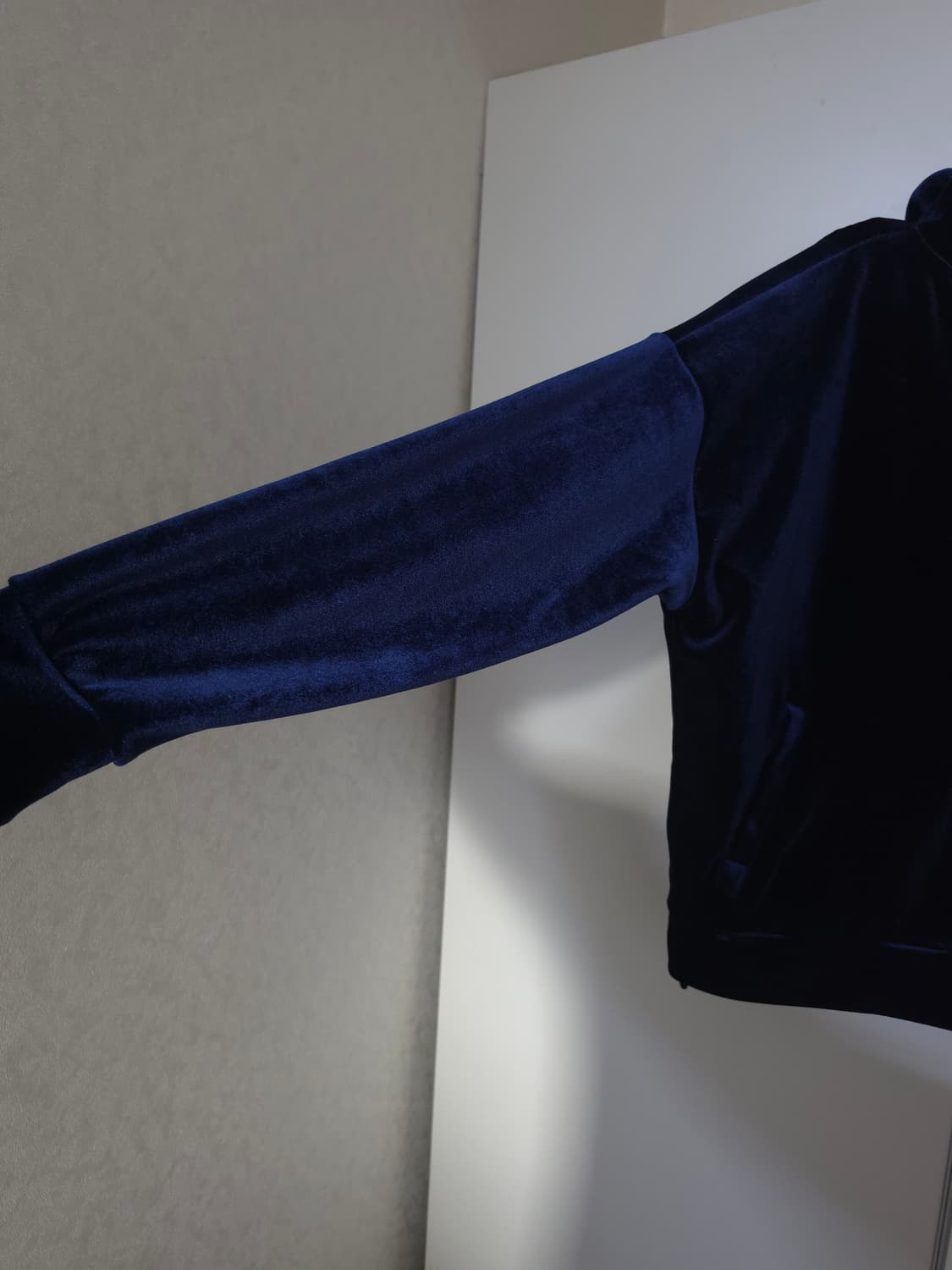 라이프워크 벨벳 후드집업 네이비 상품이미지3