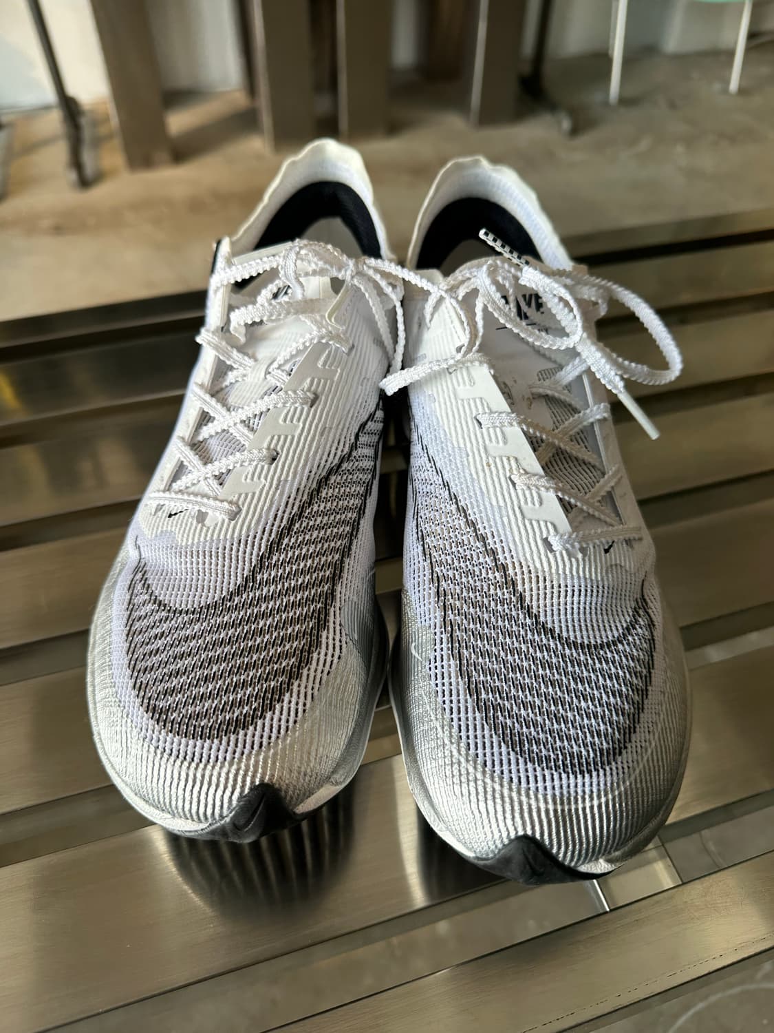 나이키 줌 베이퍼플라이 넥스트% 2 흰색/메탈릭 실버 상품이미지2