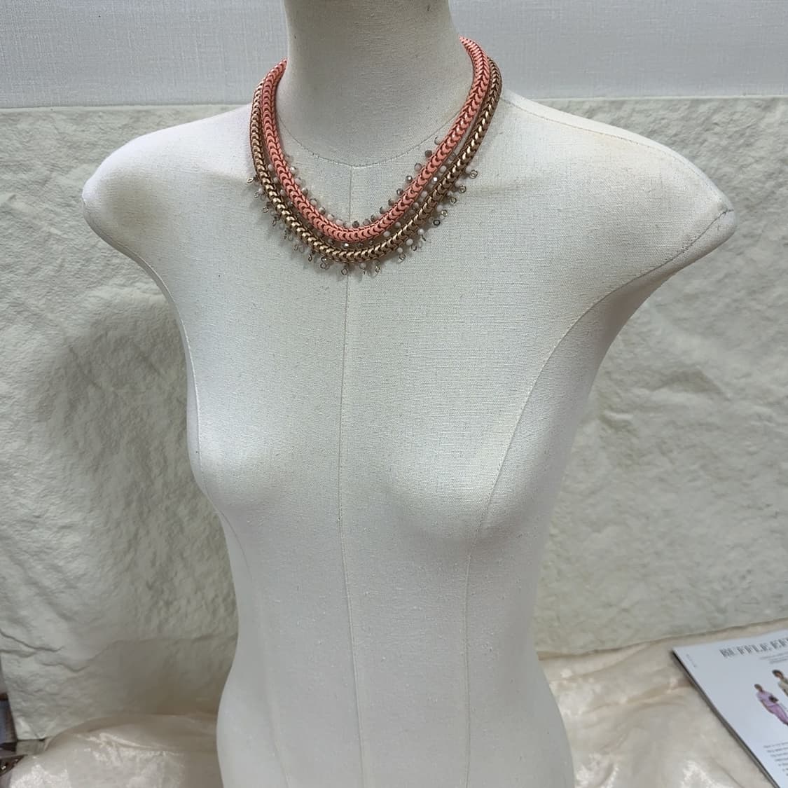 빈티지 로프  오리엔탈  브레이드 목걸이 상품이미지1