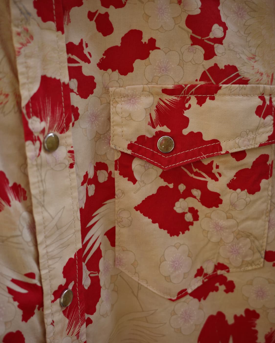 빈티지 Harold’s Gear 재패니즈 패턴 웨스턴 셔츠 상품이미지3