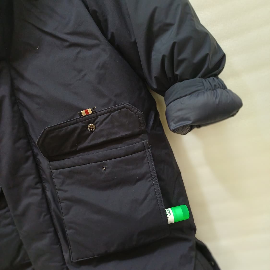 닥스 남아 구스 다운 후드 롱 패딩 아동 150 빵빵 겨울 사랑봉봉 상품이미지5