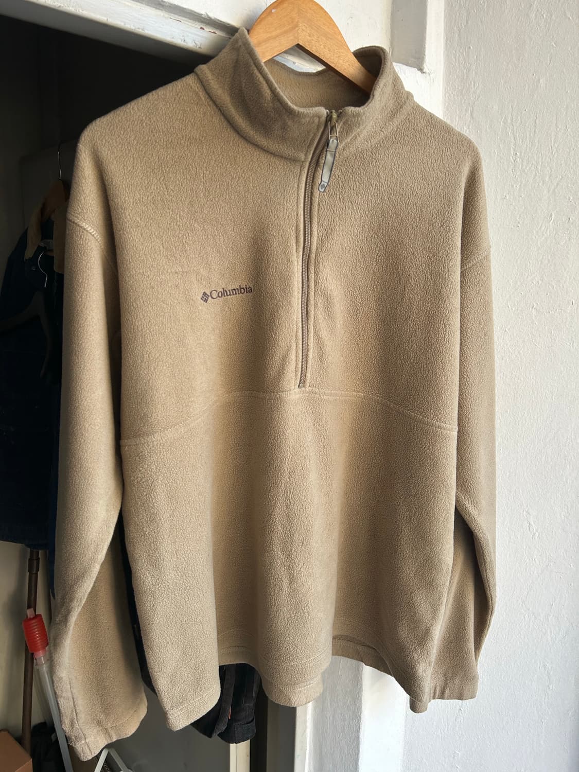 컬럼비아 플리스 하프집업 탄컬러 상품이미지4