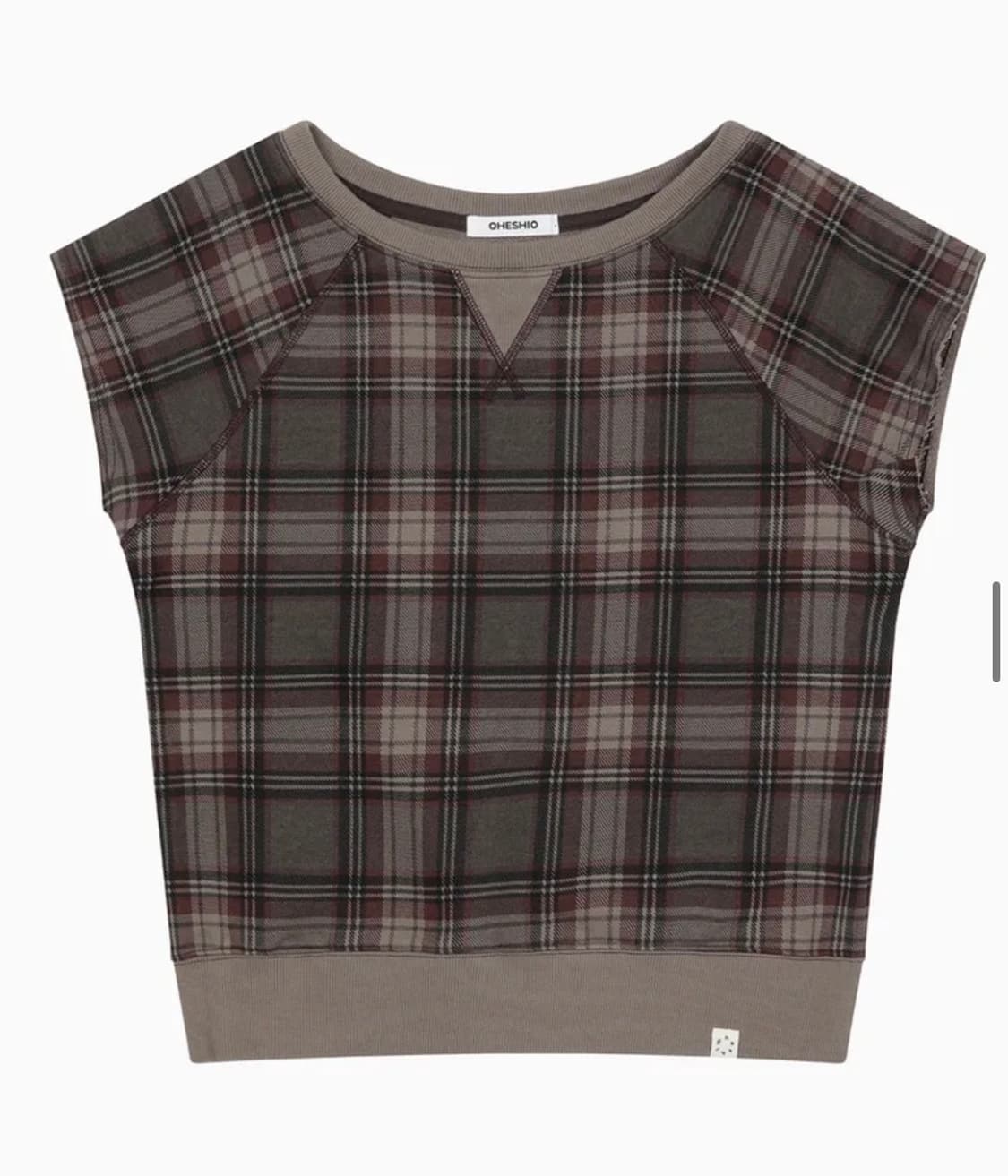 오헤시오 체크쇼츠슬리브 상품이미지2