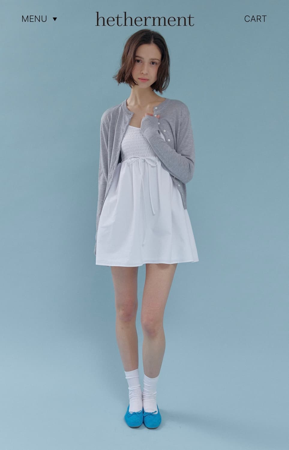 헤더먼트 moss button cardigan 상품이미지1
