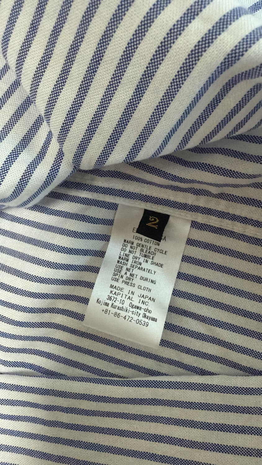 [2] kapital ox stripe shirts 상품이미지3