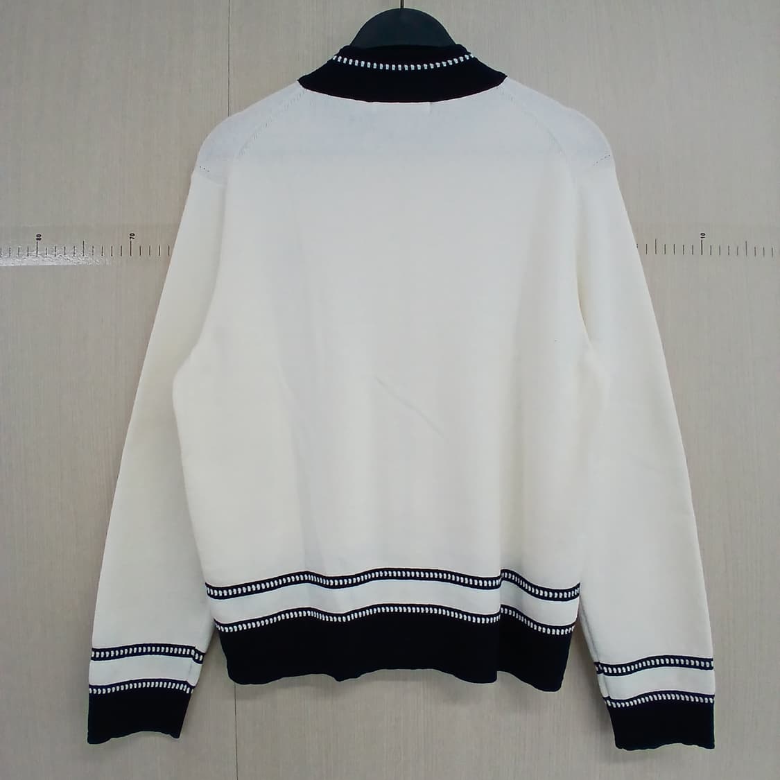 BCBG 화이트 니트 집업 가디건 상품이미지5