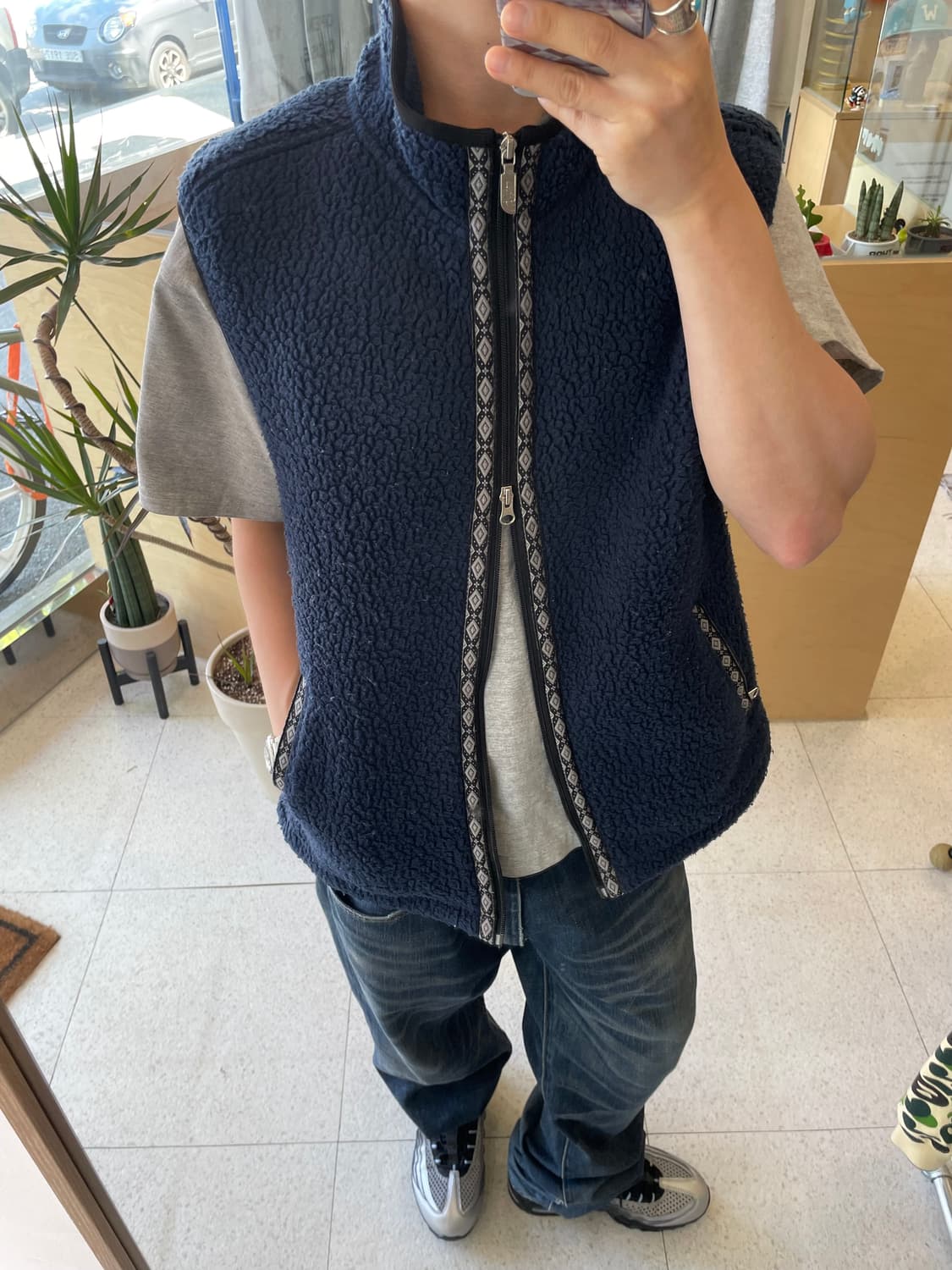 노스페이스 퍼플라벨 플리스 베스트 (L) 상품이미지6