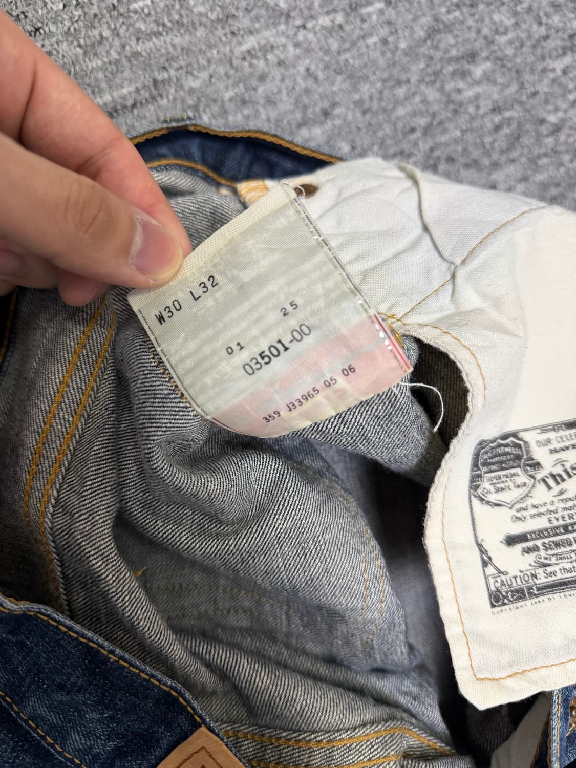 빈티지 00’s 리바이스 501  30x31 상품이미지5
