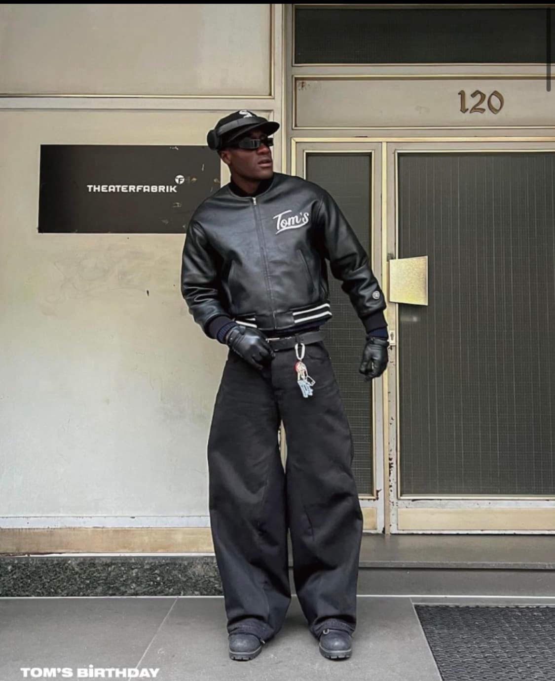 톰스벌스데이 가죽 레더 자켓 블랙 상품이미지3