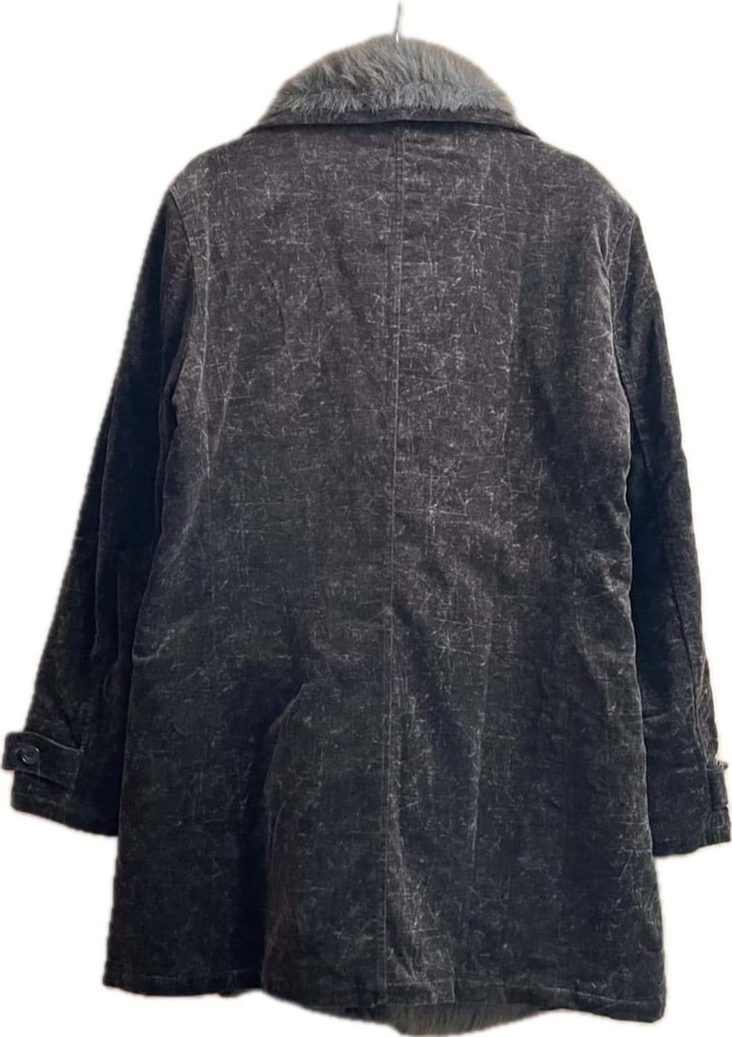 토네이도 마트 벨루어 퍼 트리밍 코트 상품이미지2