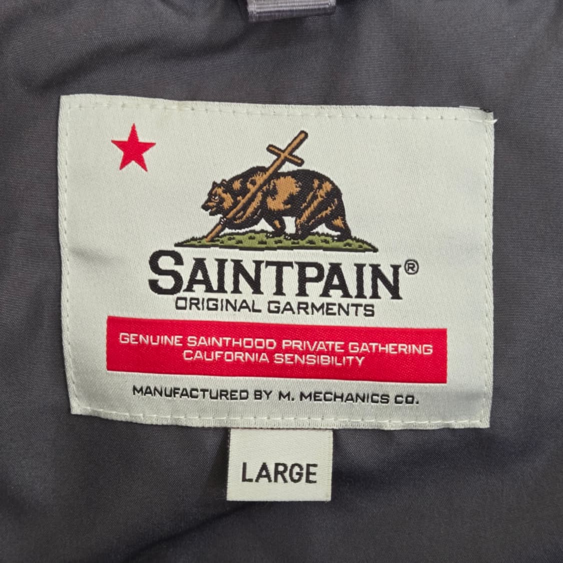 세인트페인 퍼 오버후드 패딩 파카 L 상품이미지4