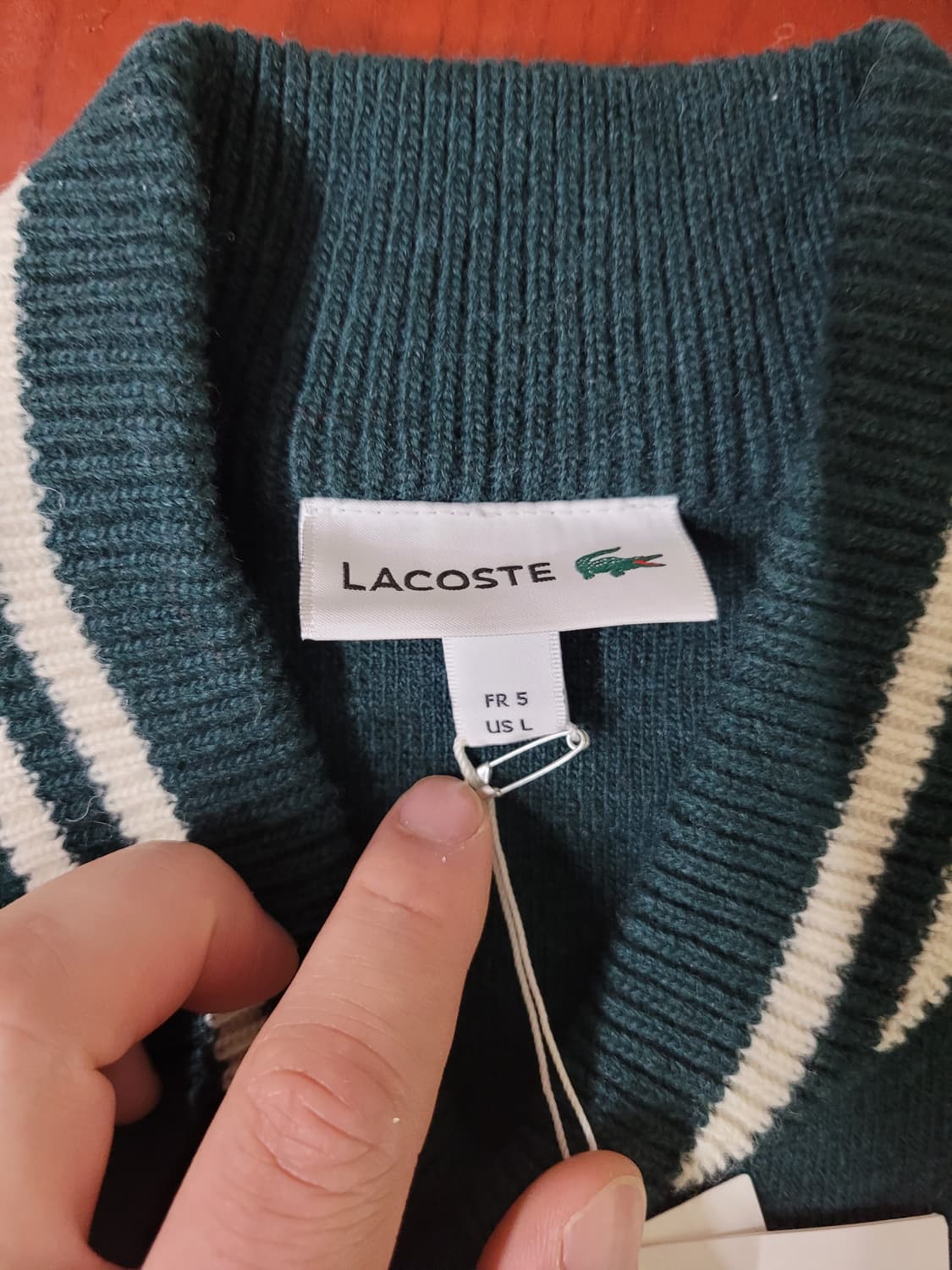 라코스테  바시티 가디건 자켓 상품이미지2