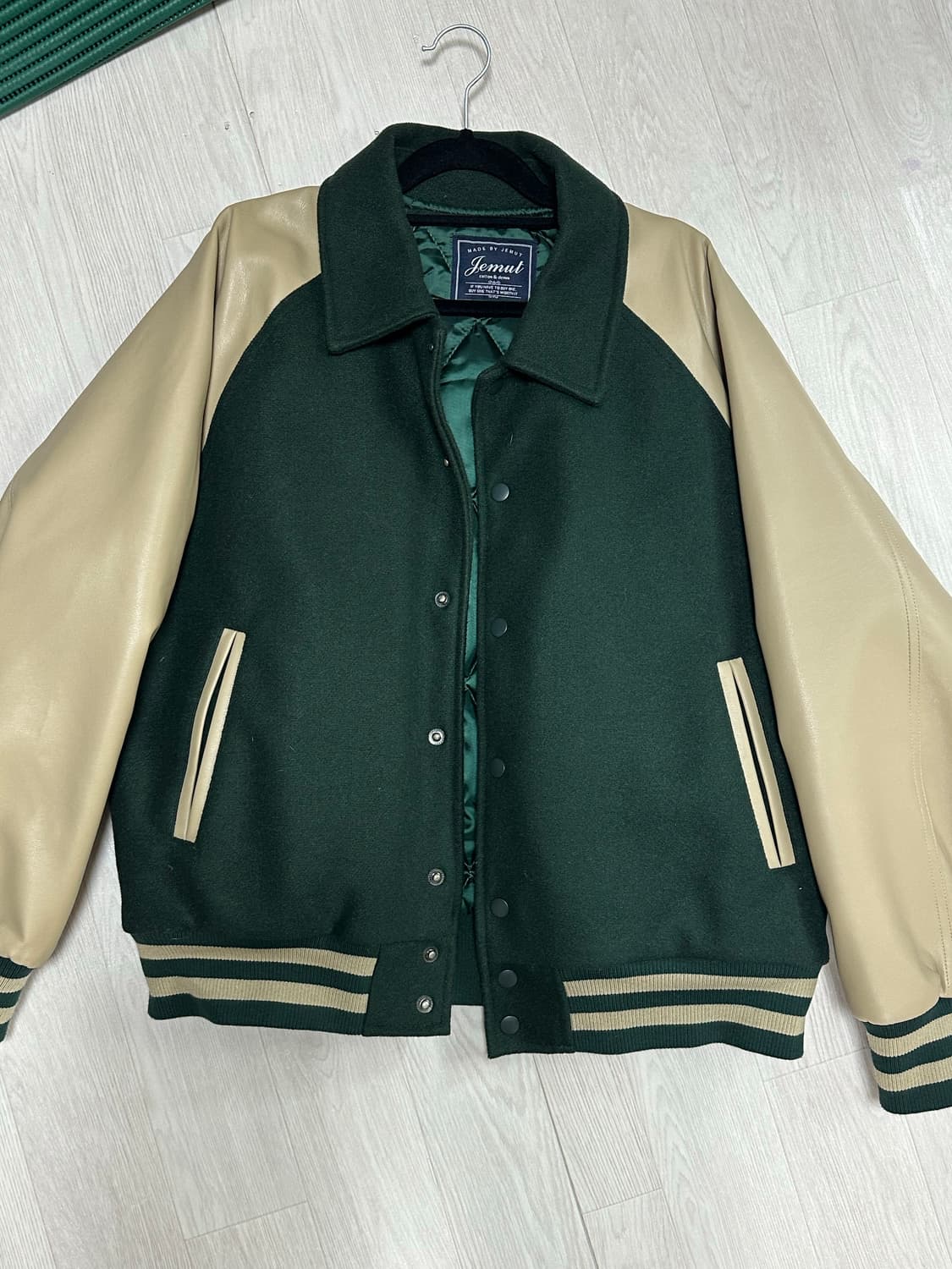 제멋 바시티 자켓 다크그린 m 상품이미지1