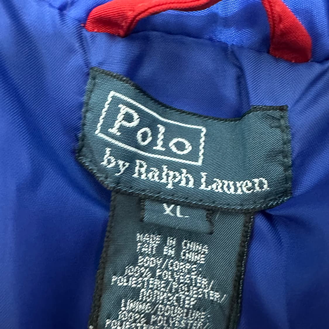 POLO 폴로 랄프로렌 빅포니 여성 다운 패딩 레드 XL 상품이미지10