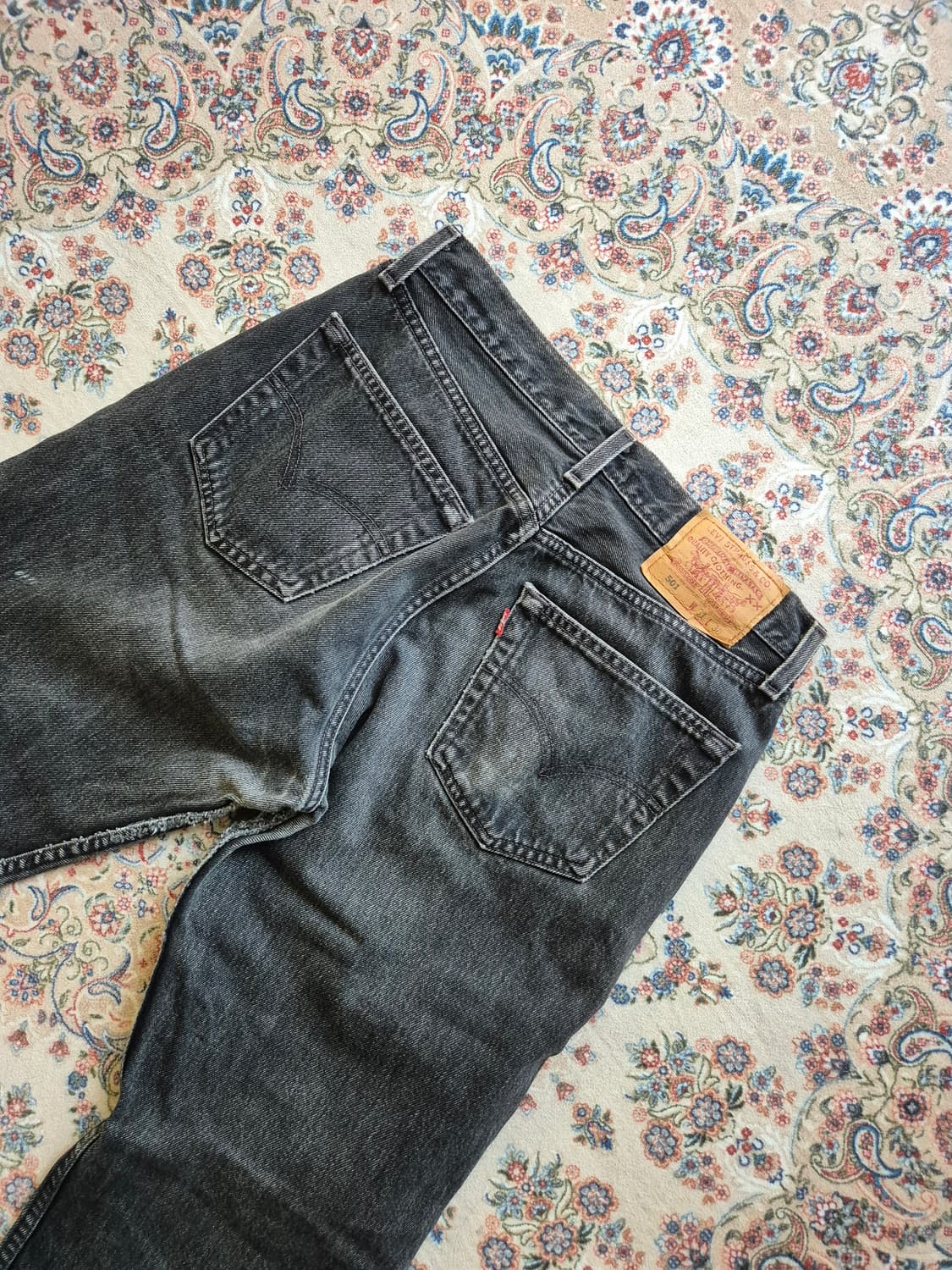 90s 미국 제조 501 흑청 상품이미지3