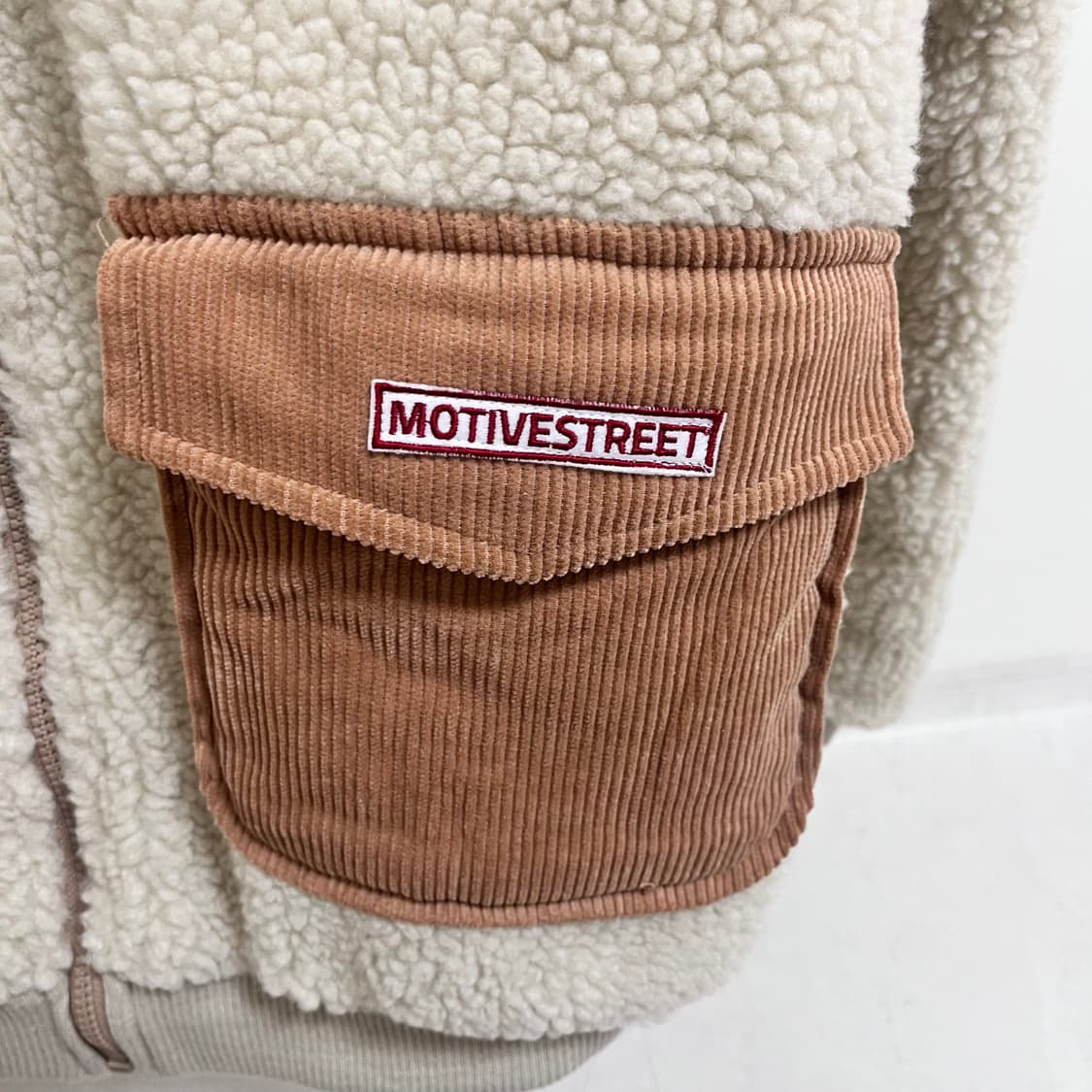 MOTIVESTREET 뽀글이 플리스 자켓 M 상품이미지3