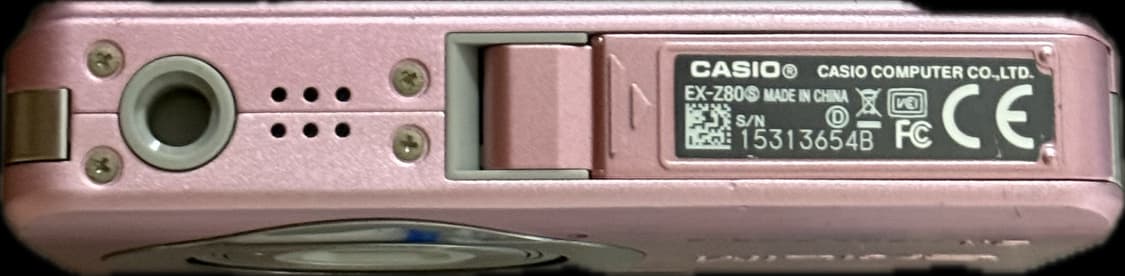 카시오 엑슬림 ex-z80 핑크 빈티지 디카 / 카리나 사용 상품이미지6
