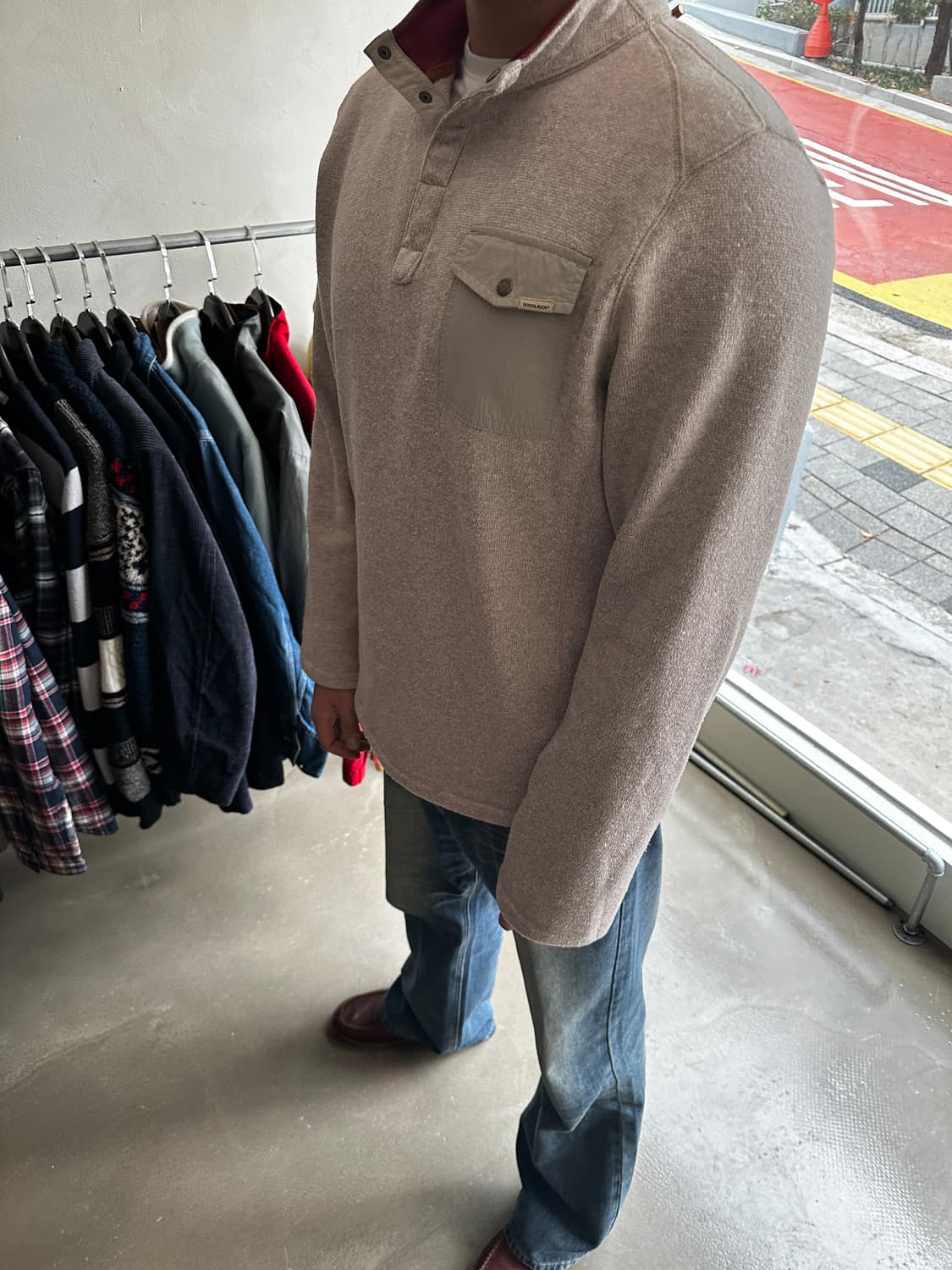 울리치 구형 하프스냅 풀오버 플리스 상품이미지3