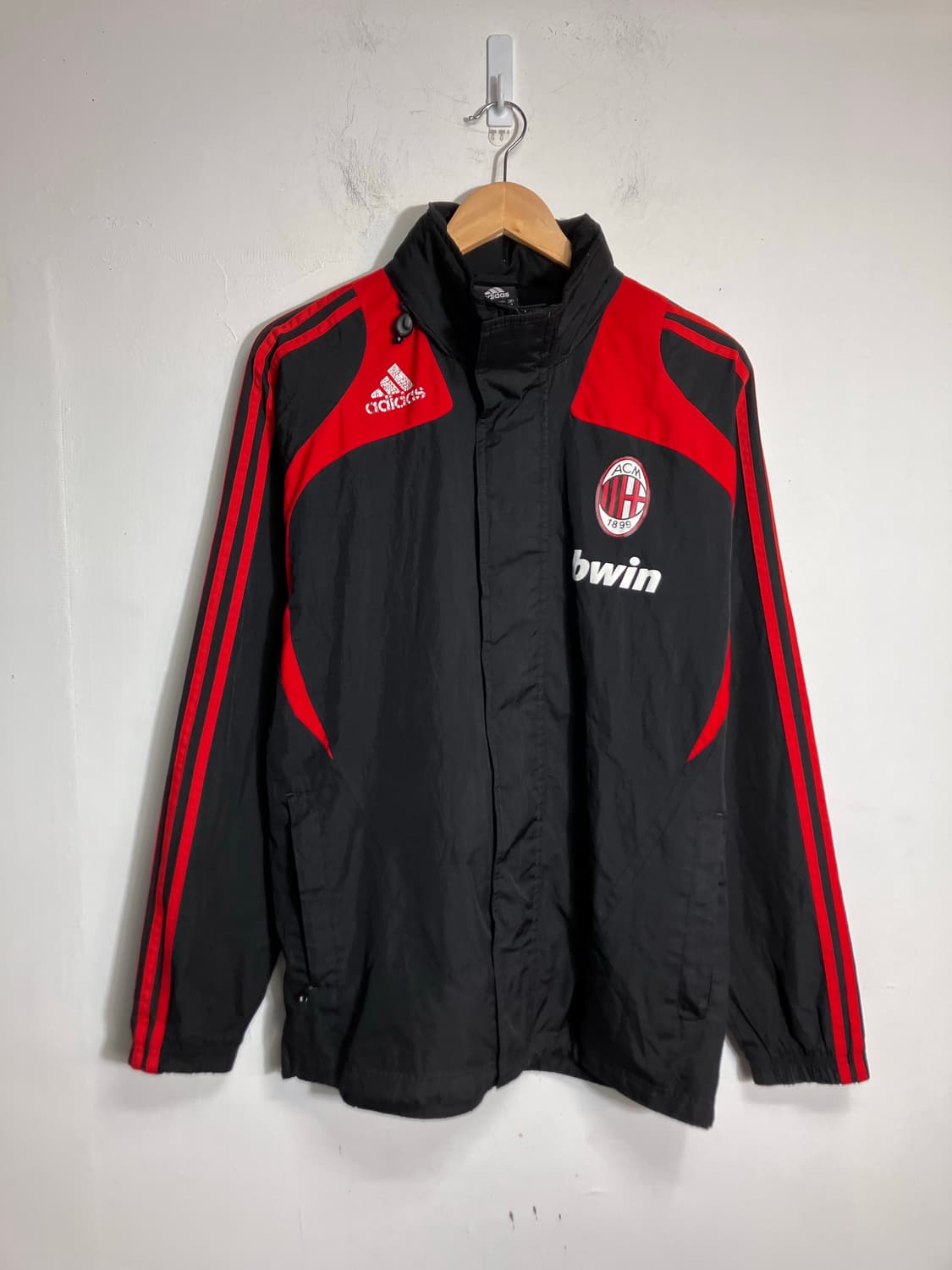 아디다스 Ac밀란 빅로고 바람막이 Xl 상품이미지6