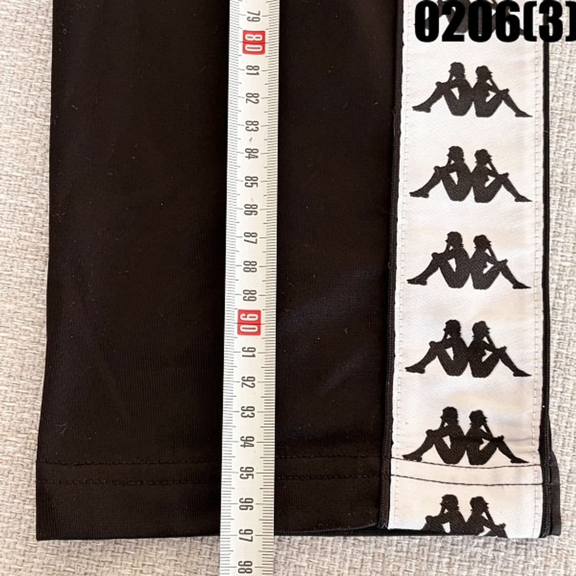 [M] 카파 블랙 사이드라인 포인트 트랙 팬츠 0206(3) 상품이미지8