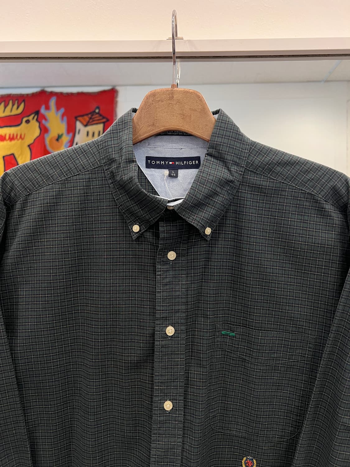 00s Tommy Hilfiger 타미힐피거 체크 셔츠 상품이미지3