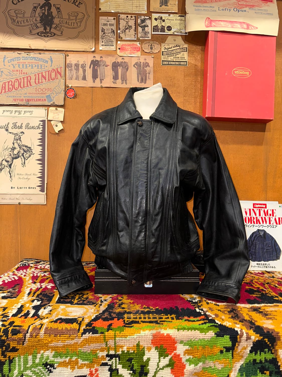 ( L-XL ) 가죽자켓 레더자켓 봄버자켓 항공점퍼 푸퍼자켓 양가죽 상품이미지3