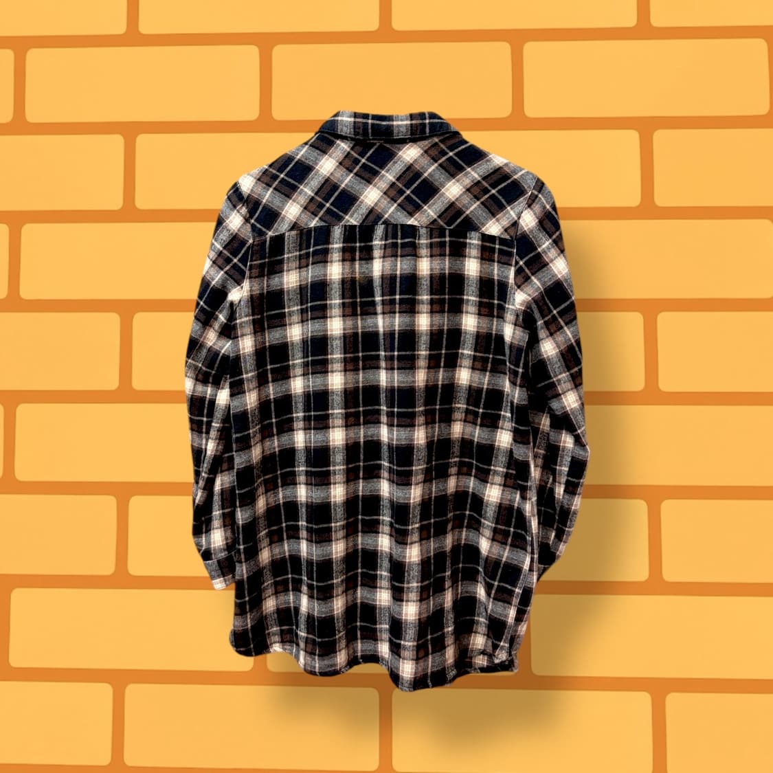 Cross&Co 더블 버튼 플란넬 셔츠 (M) 상품이미지4