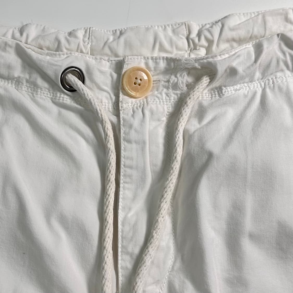 폴로 랄프로렌 스탠실 화이트 반바지 상품이미지3