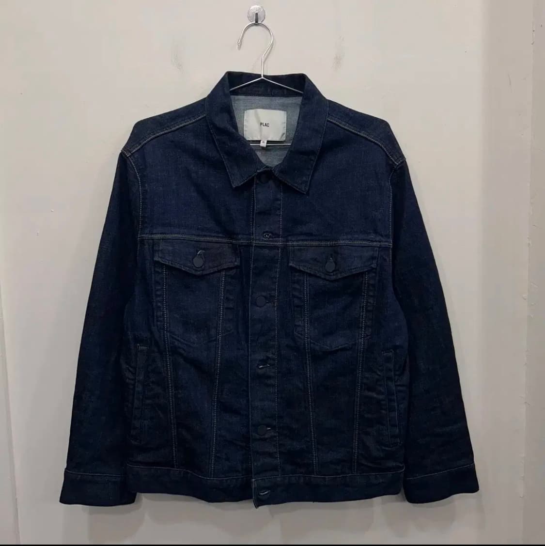 플랙 진 블랙버튼 셀비지 데님 트러커자켓 상품이미지2