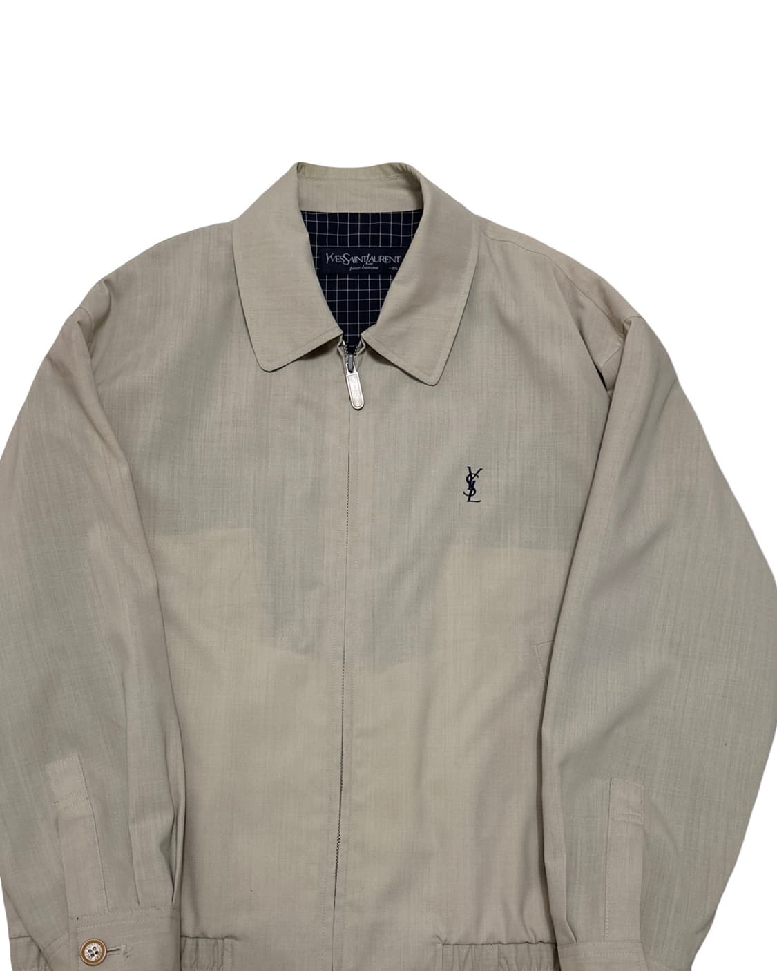 YSL 입생로랑 베이지 블루종 자켓 상품이미지2