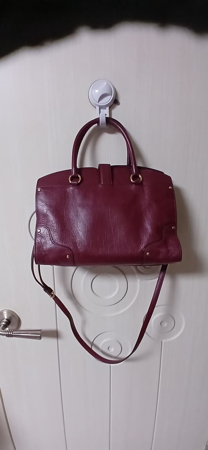 코치 버건디 가죽가방 상품이미지5