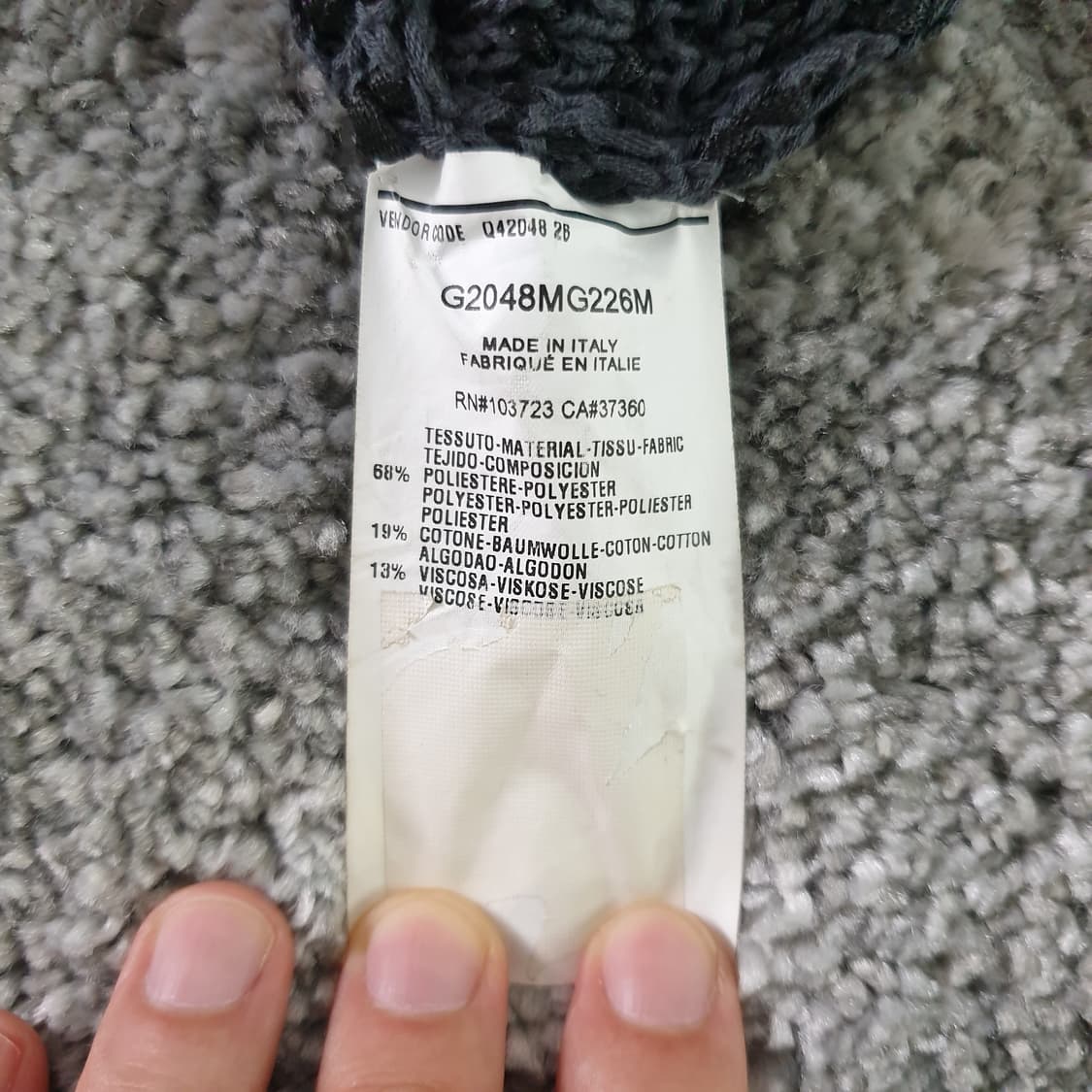 EMPORIO ARMANI 롱 니트 가디건 상품이미지3