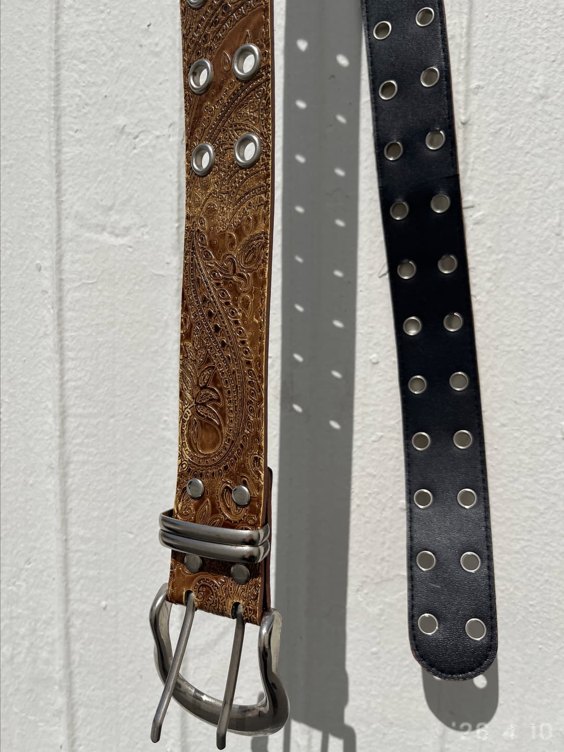 Paisley Eyelet Belt 페이즐리 벨트 상품이미지4