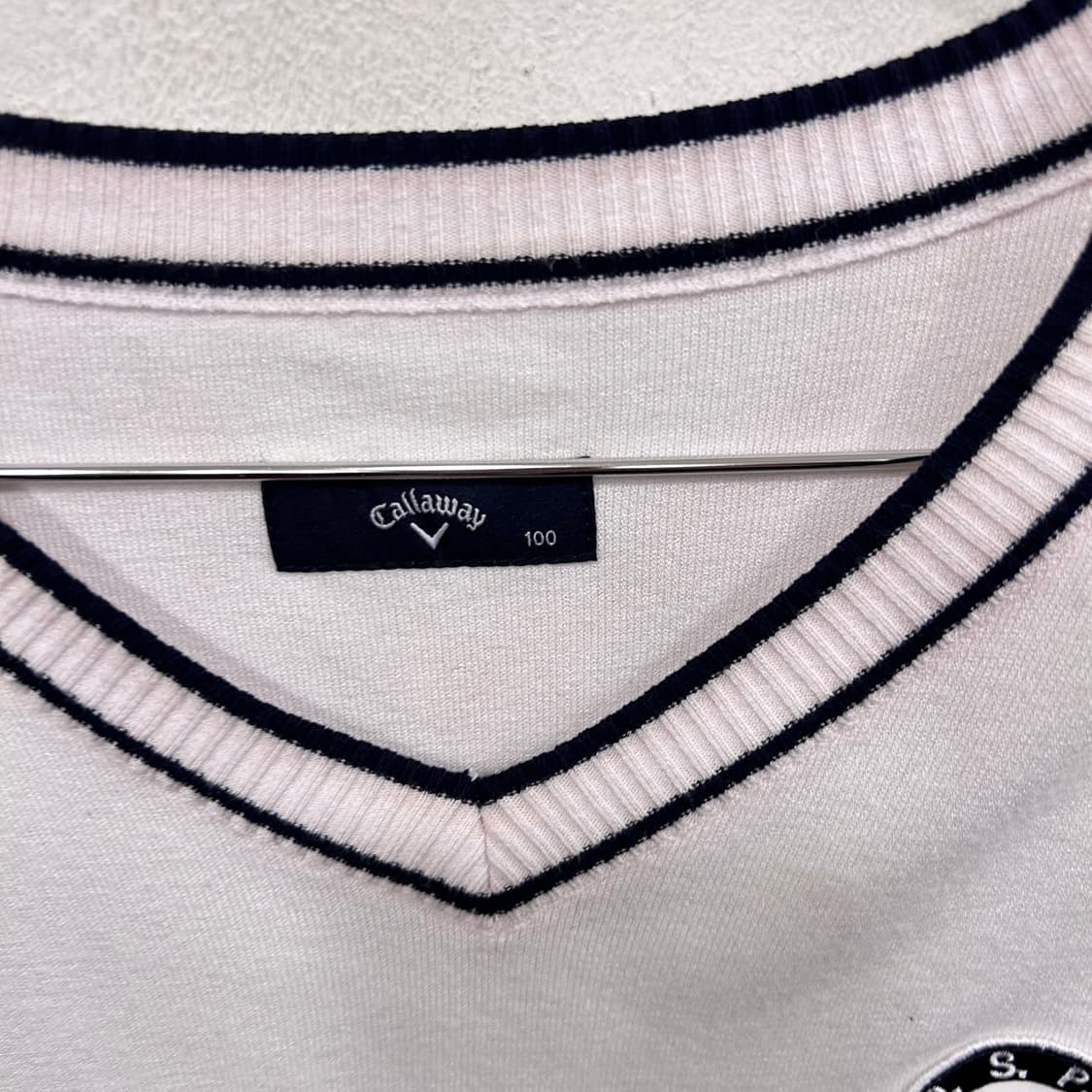 캘러웨이 골프웨어 브이넥 라운딩 니트 상품이미지3