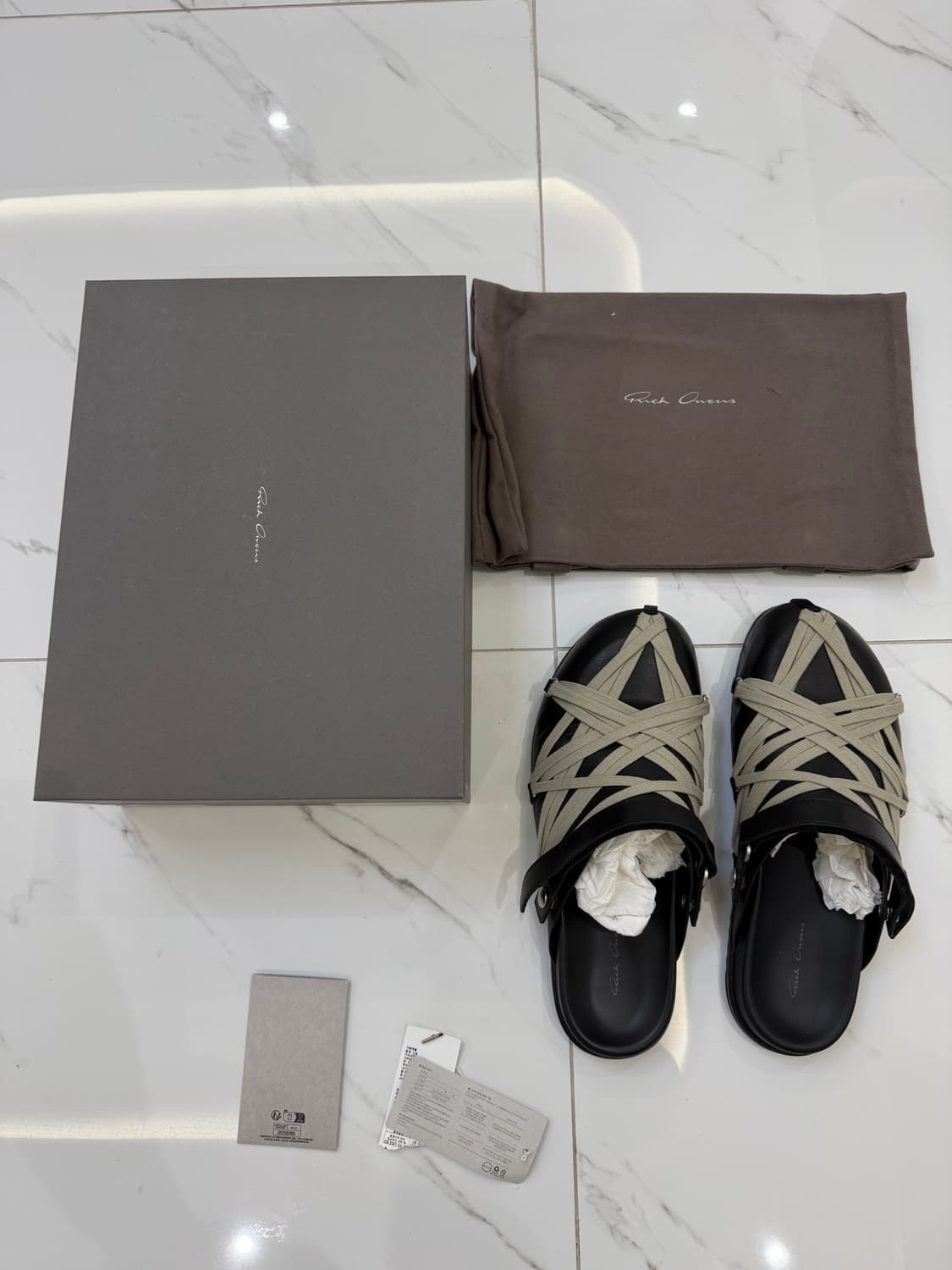 릭 오웬스 할리우드 메가레이스드 뮬 블랙 상품이미지1