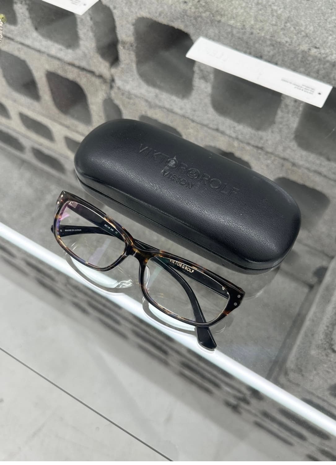 VIKTOR & ROLF SQUARE LEOPARD GLASSES 상품이미지3