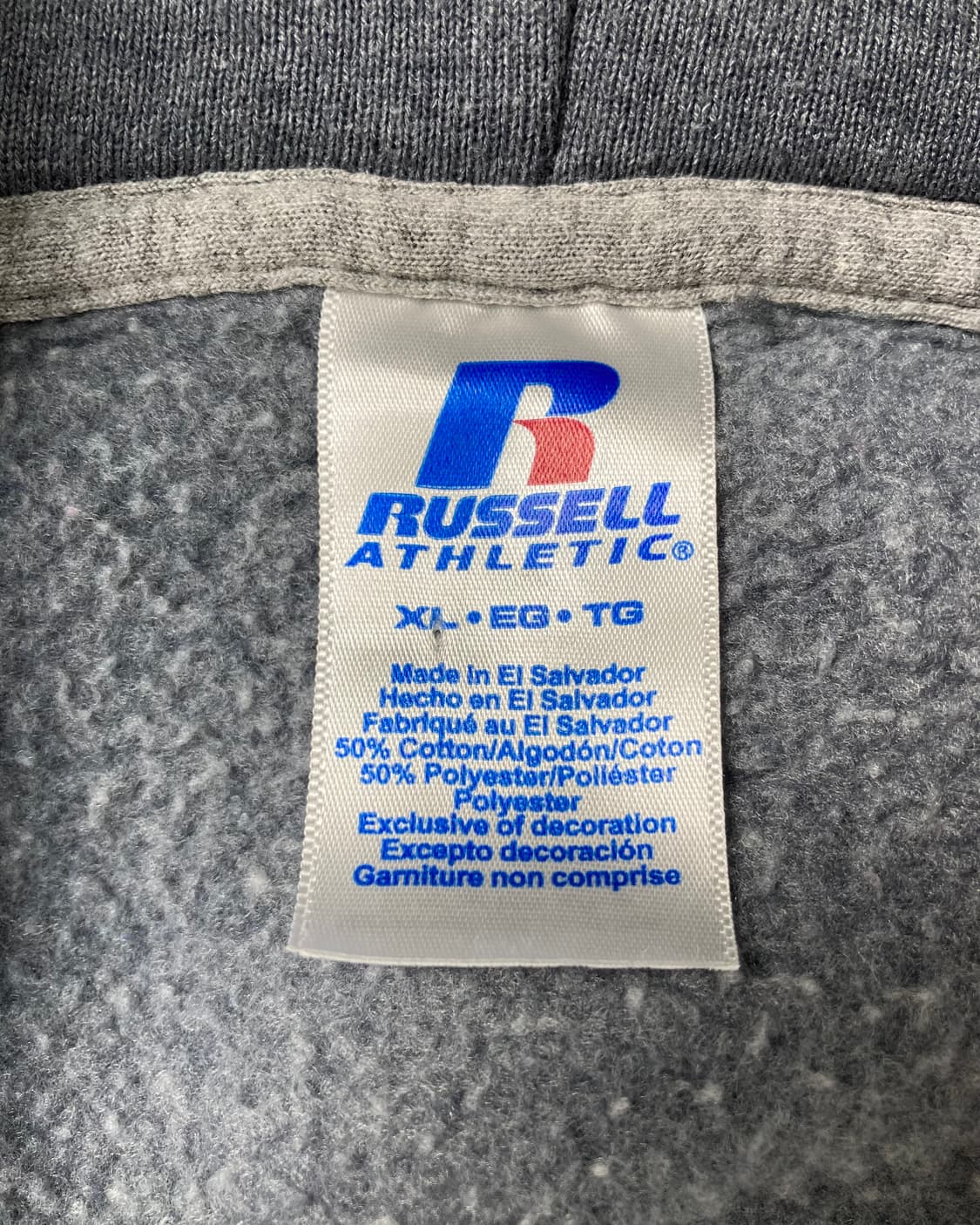 00s Russell Zip Up Hoodie (charcoal) 상품이미지3