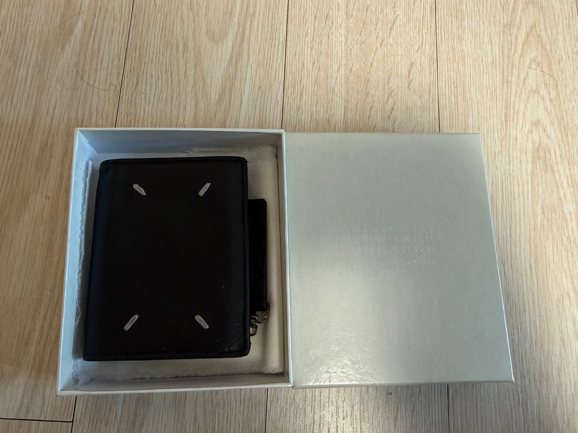 메종 마르지엘라 스티치레더 반지갑&지퍼형 반지갑블랙 상품이미지2