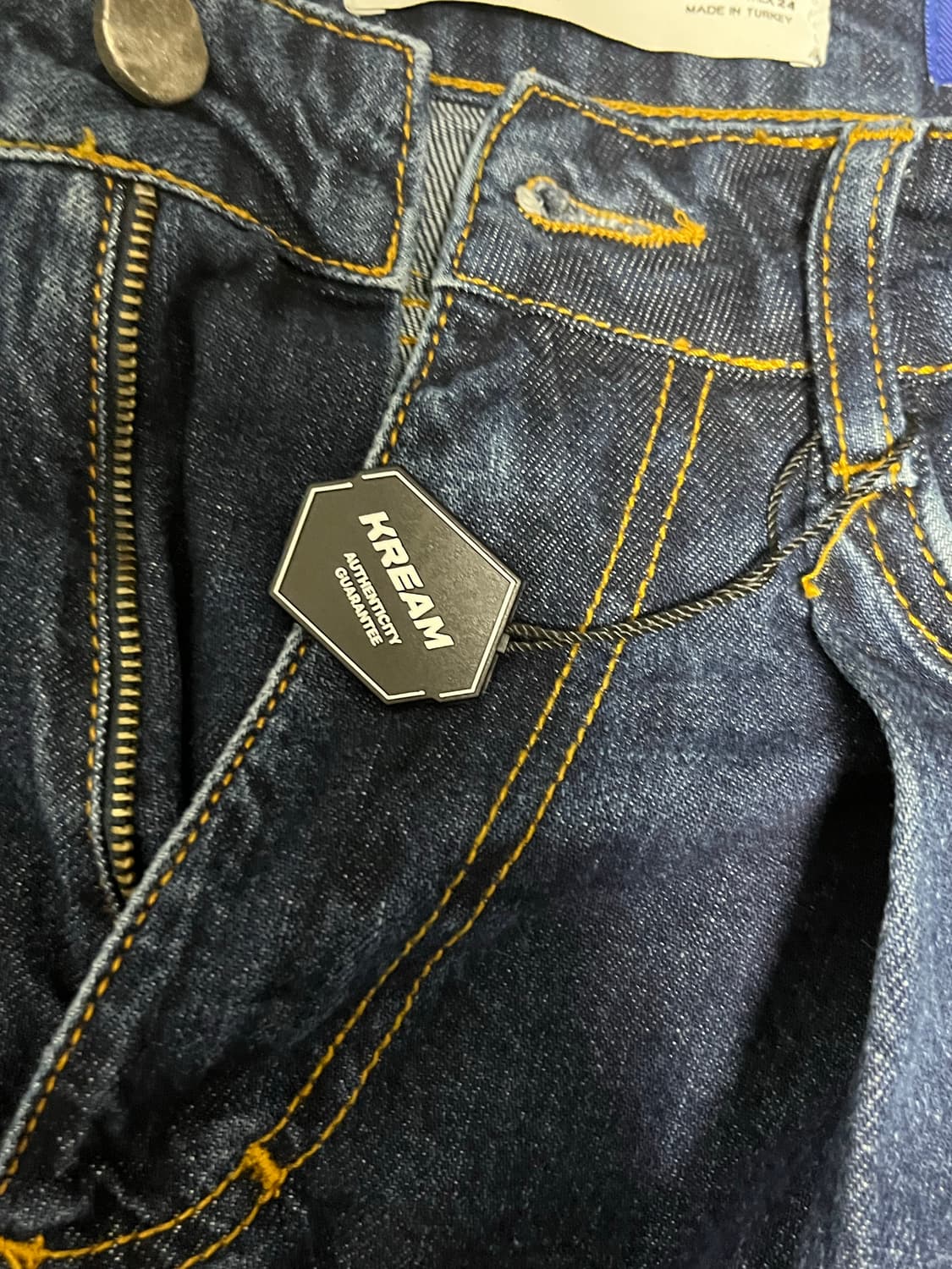 자더X아더에러 배럴핏 블루 데님 판매합니디(34사이즈) 상품이미지3