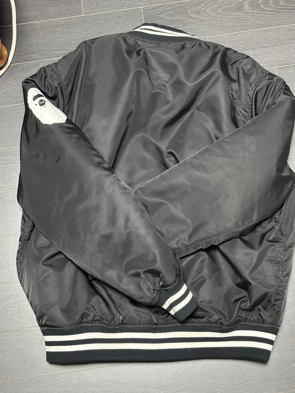 BAPE 나일론 바시티 자켓 L 상품이미지3