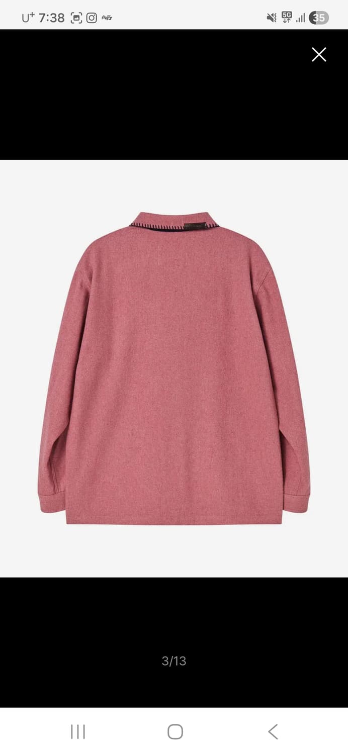 [COLLECTION LINE] 빈티지 아카이브 디테일 울 자켓 핑크 상품이미지3