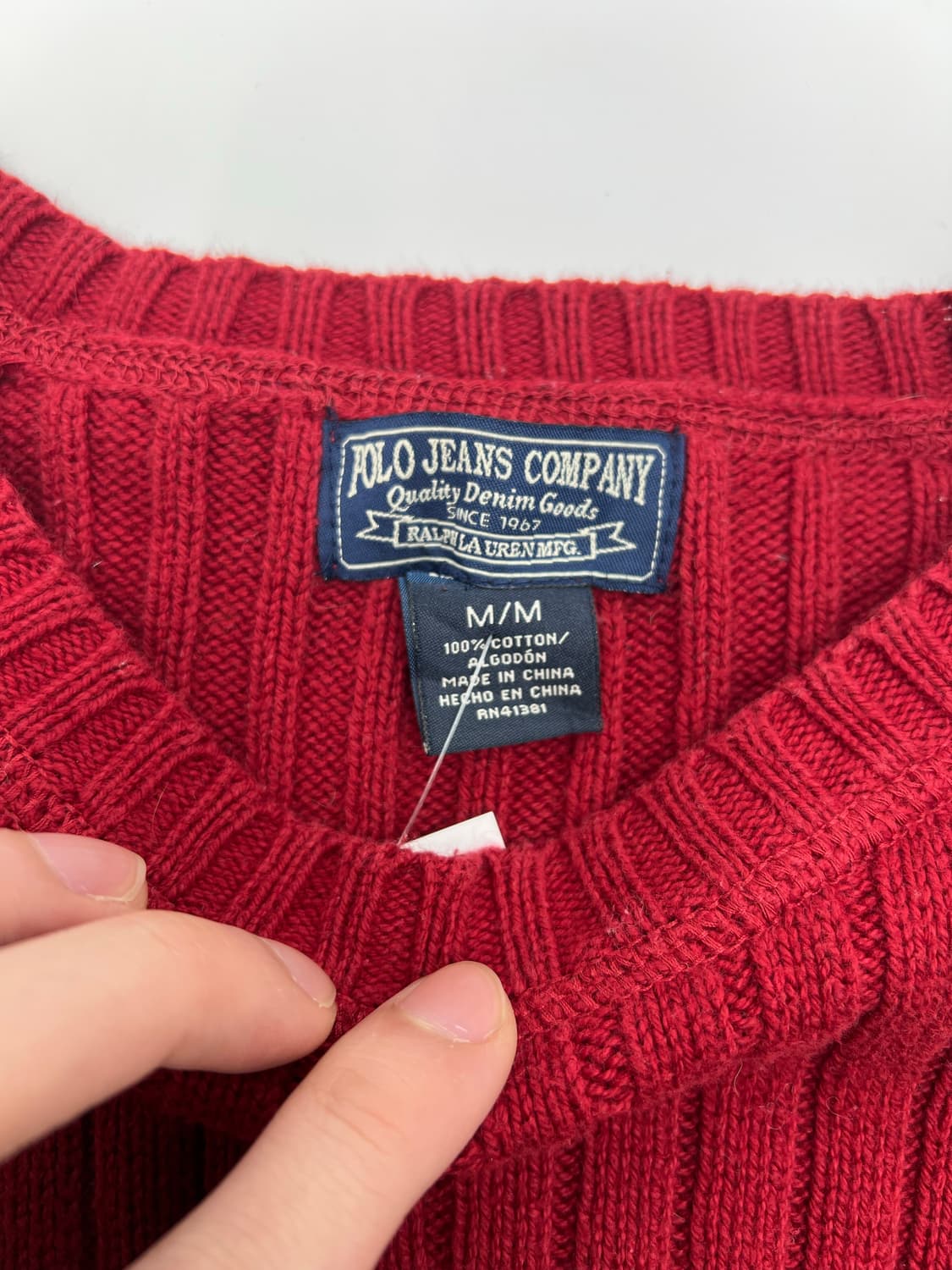 폴로 진스 니트 상품이미지3