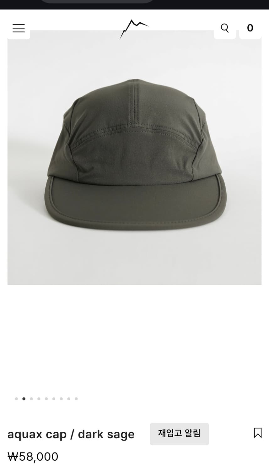 케일cayl 아쿠아x 볼캡 블랙 상품이미지1