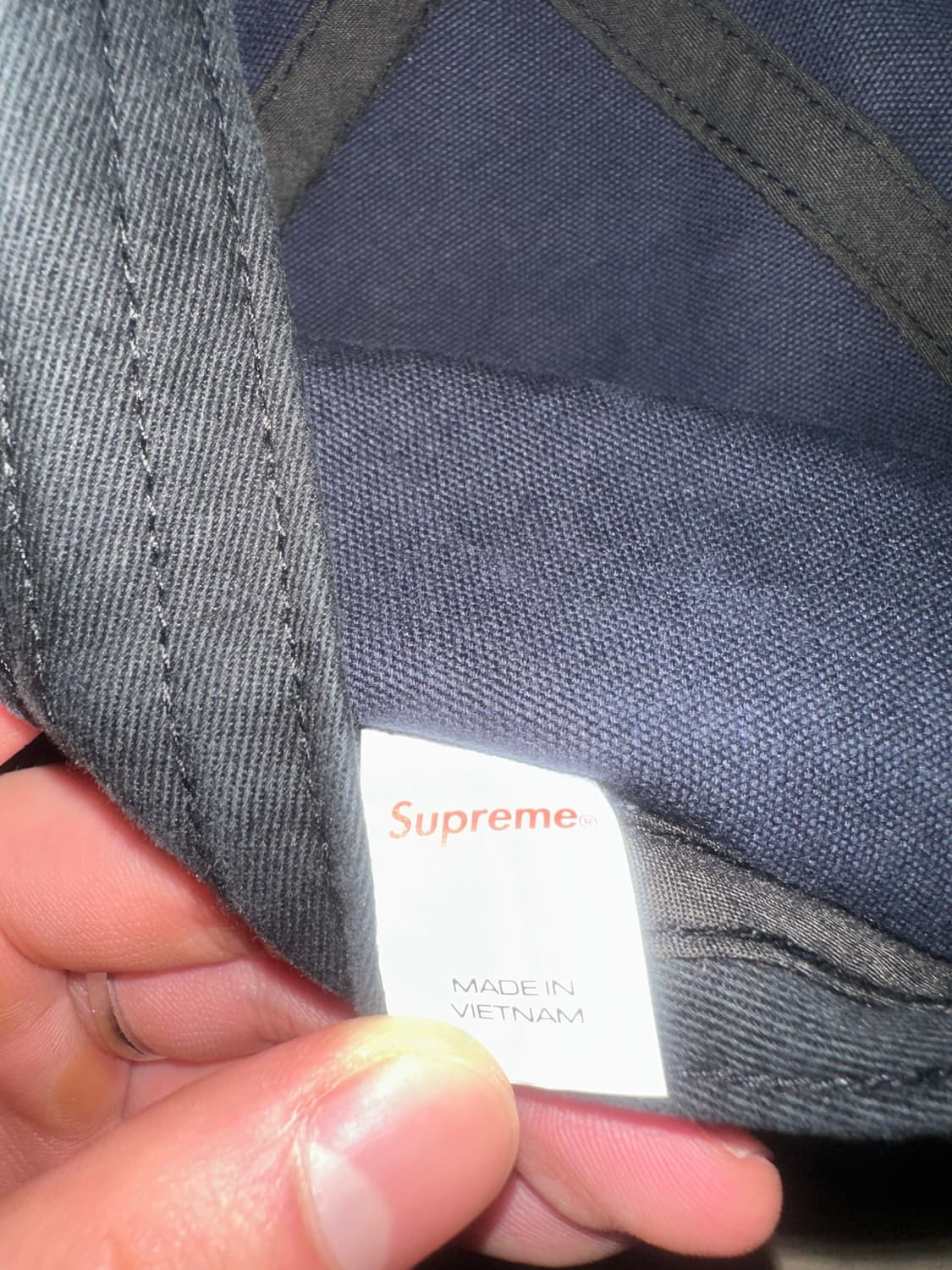 supreme x ventile 네이비 캠프캡 상품이미지5