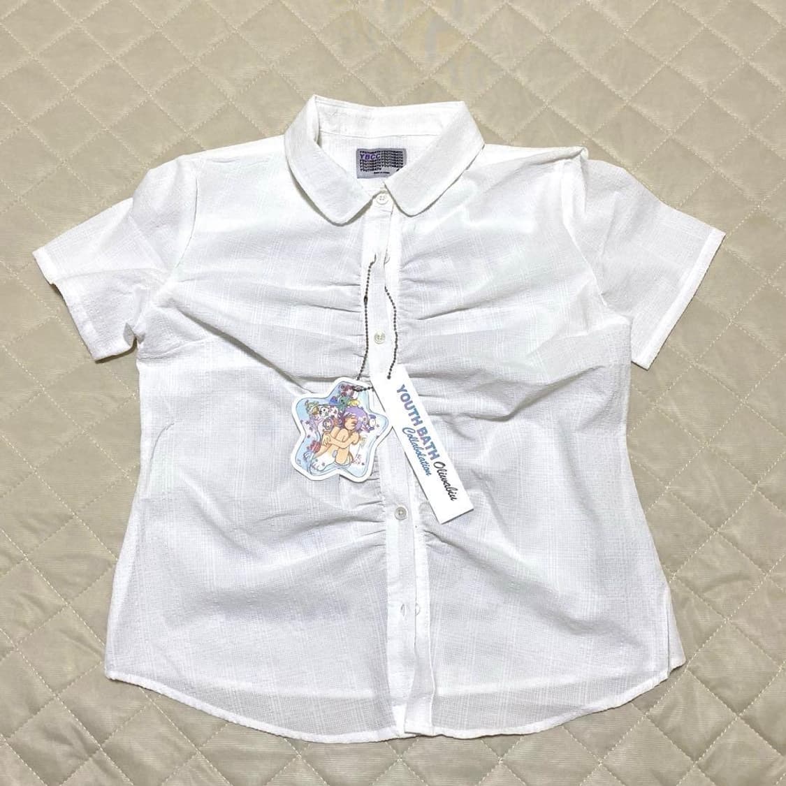YouthbathXOliwa collab shirring top 상품이미지3