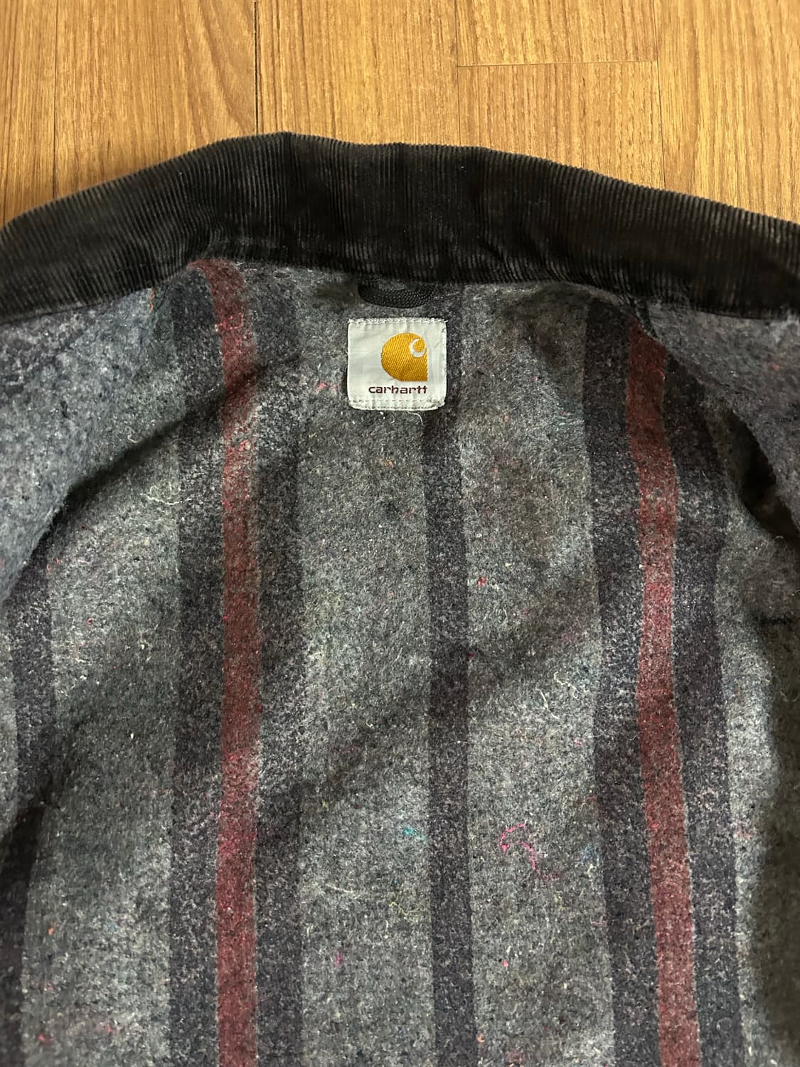 빈티지 칼하트 디트로이트 자켓 블랙 상품이미지4