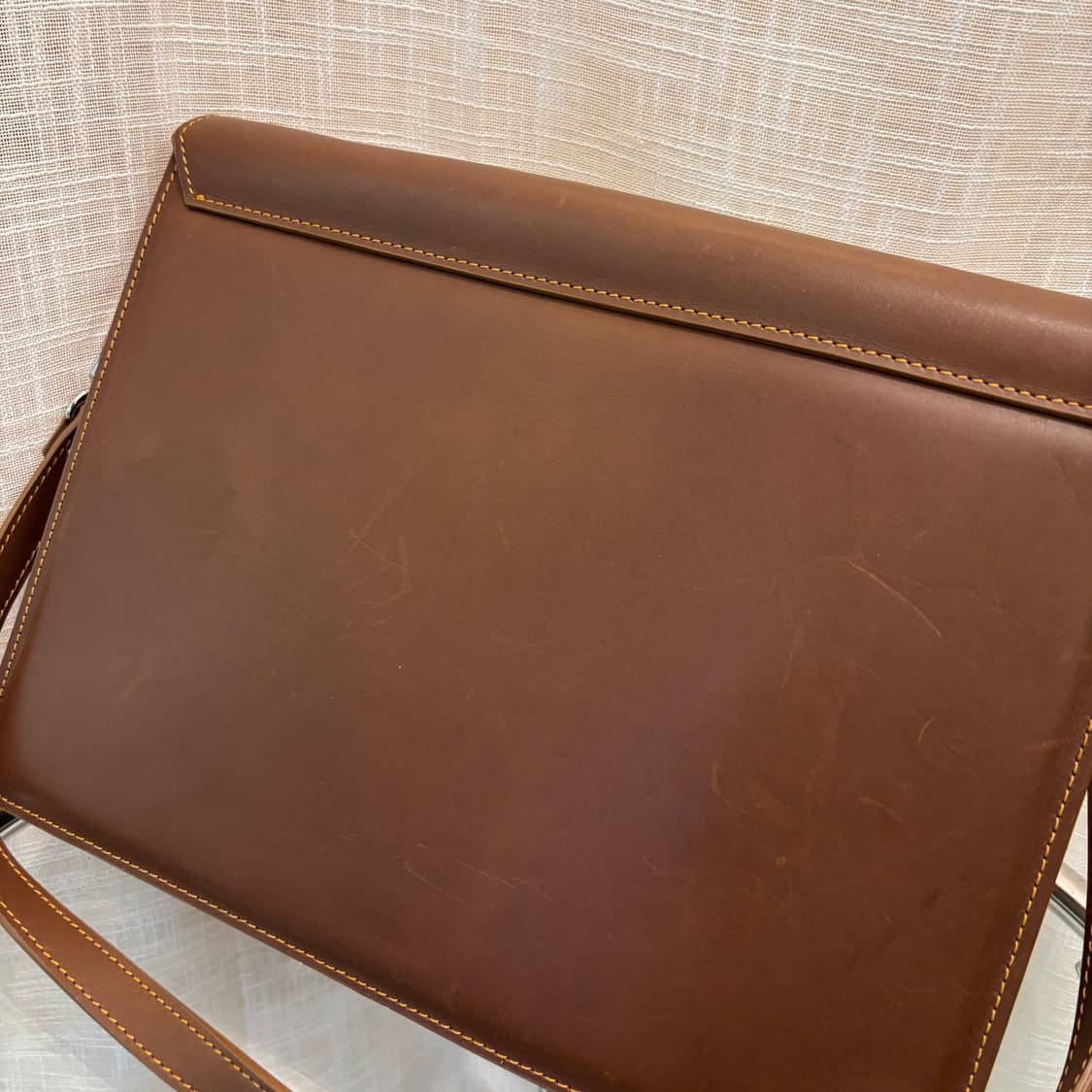  Ikju 익주 핸드메이드 가죽 브리프케이스 숄더백 상품이미지6