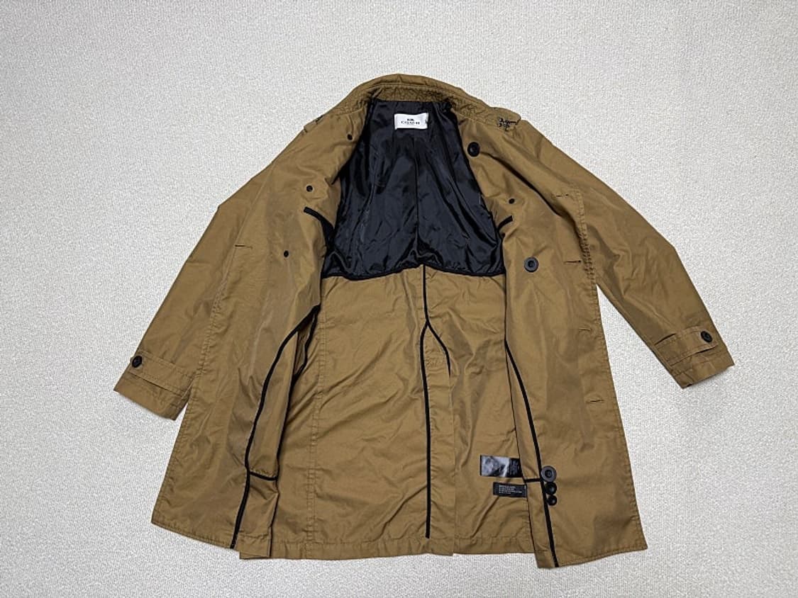코치 트렌치 코트 남성용 95사이즈 상품이미지2