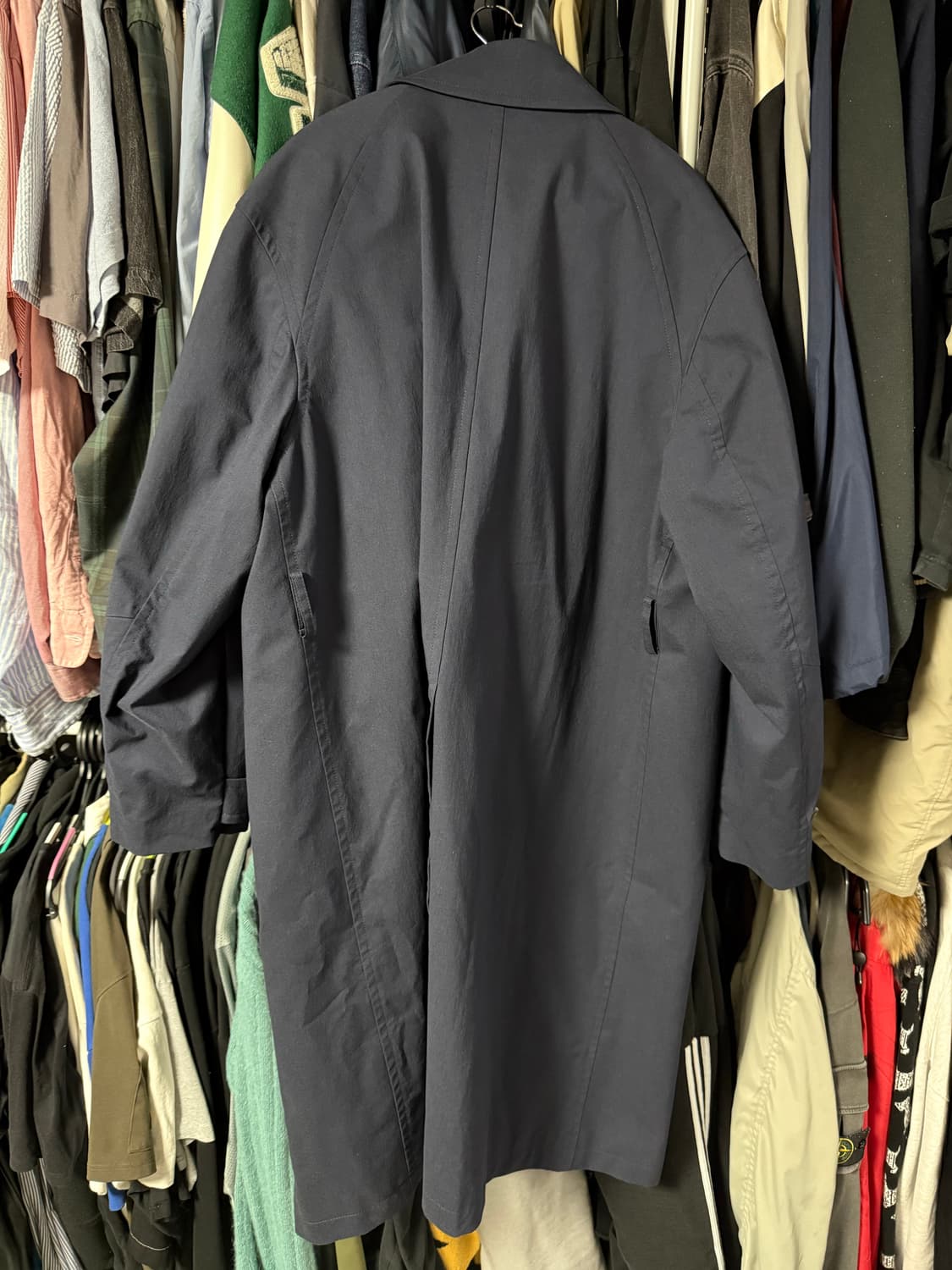 ILCORSO 네이비 발마칸 코트 상품이미지3